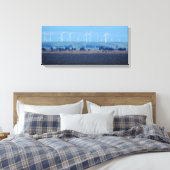 Canvas print - Windfarm on Delta Leinwanddruck (Insitu (Schlafzimmer))