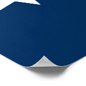 Canvas Print with Flag of Minnesota, USA Poster (Ecke)