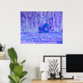 Canvas Print - Yoga Night Poster (Heimbüro)