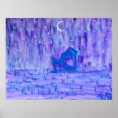 Canvas Print - Yoga Night Poster (Vorne)