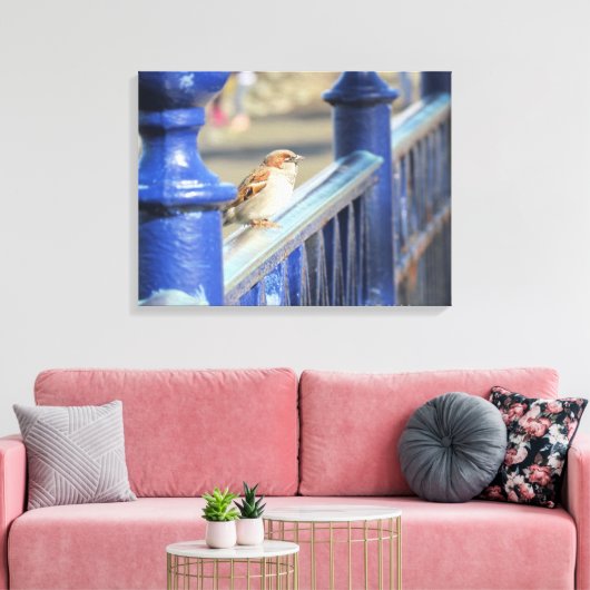 Canvas print - Zaun Leinwanddruck (Insitu (Wohnzimmer))