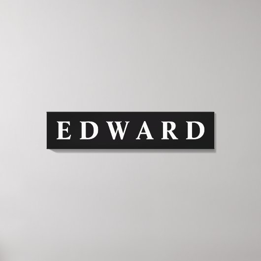 Canvas Print (zuerst/Family/Nachname) Leinwanddruck (Vorderseite)