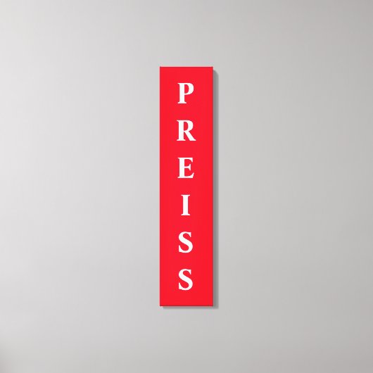 Canvas Print (zuerst/Family/Nachname) Leinwanddruck (Vorderseite)