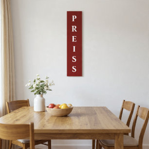 Canvas Print (zuerst/Family/Nachname) Leinwanddruck