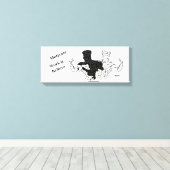 Canvas Prints : Body Builders Leinwanddruck (Insitu (Holzboden))