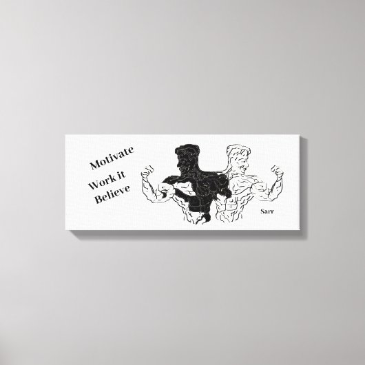 Canvas Prints : Body Builders Leinwanddruck (Vorderseite)