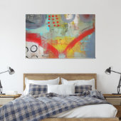 Canvas Prints - Crossroads Abstrakt Leinwanddruck (Insitu (Schlafzimmer))