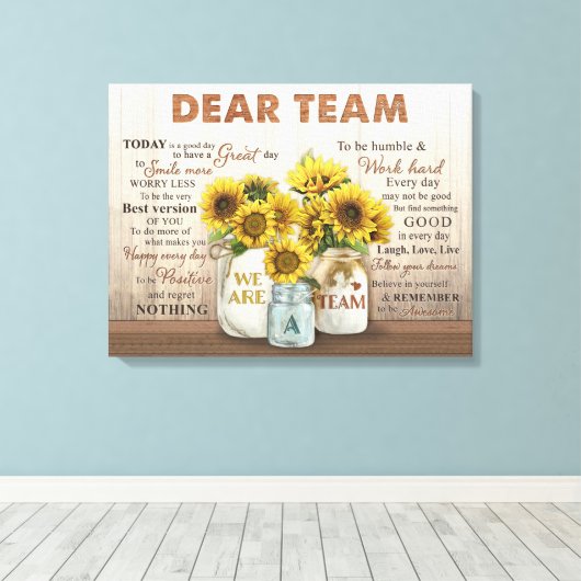 Canvas Prints für Office Leinwanddruck (Insitu (Holzboden))