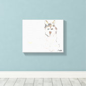 Canvas Prints: Schutz Leinwanddruck (Insitu (Holzboden))