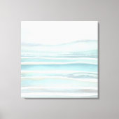 Canvas Printwerbung am Strand Leinwanddruck (Vorderseite)