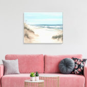 Canvas Printwerbung am Strand Leinwanddruck (Insitu (Wohnzimmer))