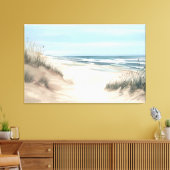 Canvas Printwerbung am Strand Leinwanddruck (Insitu (Wohnzimmer))