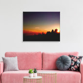 Canvas Sunset Leinwanddruck (Insitu (Wohnzimmer))