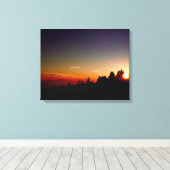 Canvas Sunset Leinwanddruck (Insitu (Holzboden))