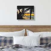 Canvas Sunset Leinwanddruck (Insitu (Schlafzimmer))