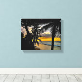 Canvas Sunset Leinwanddruck (Insitu (Holzboden))
