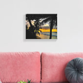 Canvas Sunset Leinwanddruck (Insitu (Wohnzimmer))