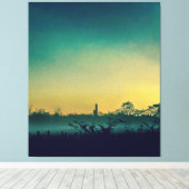 Canvas Sunset Leinwanddruck (Insitu (Holzboden))