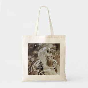 Canvas-Tasche: Mucha Illustration von Le Pater Tragetasche