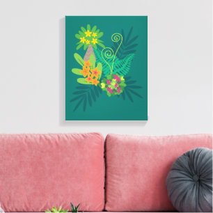 Canvas Tropical Art Print Leinwanddruck