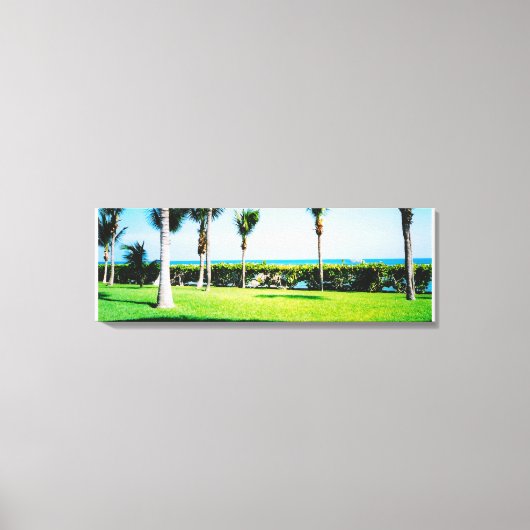 Canvas tropical Trees Print Leinwanddruck (Vorderseite)