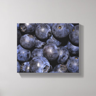 Canvas-Umhüllung -"Blueberries" Leinwanddruck