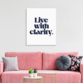 Canvas Wall Art – Modern Minimalist Motivational Leinwanddruck (Insitu (Wohnzimmer))
