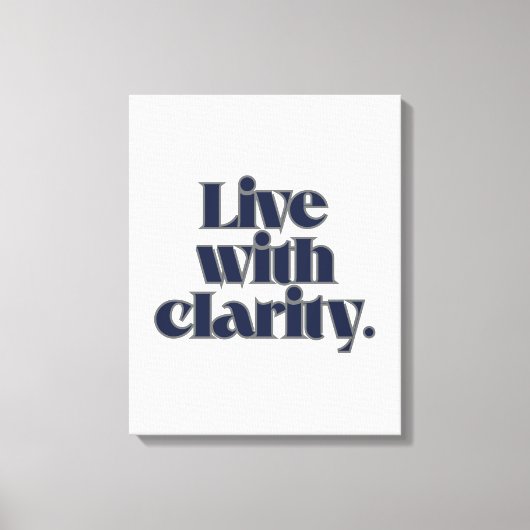 Canvas Wall Art – Modern Minimalist Motivational Leinwanddruck (Vorderseite)