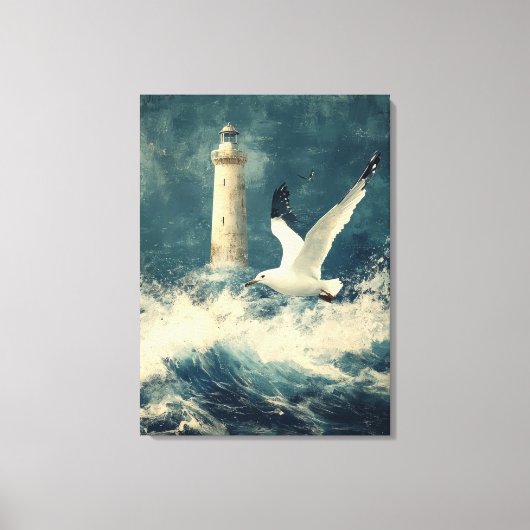 Canvas Wall Art with LIghthouse Leinwanddruck (Vorderseite)