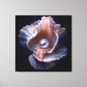 Canvas Wall Art with Shell and Pearl Leinwanddruck (Vorderseite)
