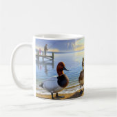 Canvasback Ducks Coffee Tasse Wrap Design (Links)