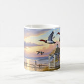 Canvasback Ducks Coffee Tasse Wrap Design (Mittel)
