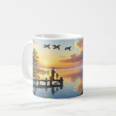 Canvasback Ducks Coffee Tasse Wrap Design (Vorderseite Links)