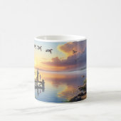 Canvasback Ducks Coffee Tasse Wrap Design (Mittel)