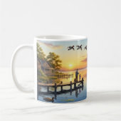 Canvasback Ducks Coffee Tasse Wrap Design (Links)