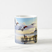 Canvasback Ducks Coffee Tasse Wrap Design (Mittel)