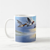 Canvasback Ducks Coffee Tasse Wrap Design (Links)