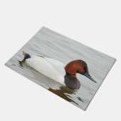 Canvasback-Ente Drake Fußmatte (Schrägansicht)