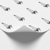 Canvasback-Ente Geschenkpapier (Ecke)