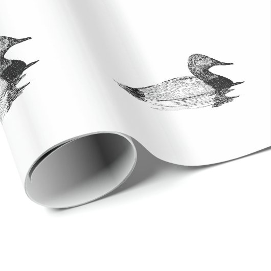 Canvasback-Ente Geschenkpapier (Rolleneckpunkt)