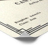 Canvasback Zoology Series Poster (Ecke)