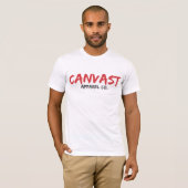 Canvast Weiß T-Shirt (Vorne ganz)