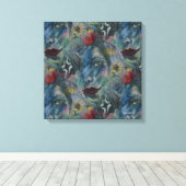 Canvastavla Sarah Rubellite Leinwanddruck (Insitu (Holzboden))