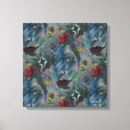 Canvastavla Sarah Rubellite Leinwanddruck