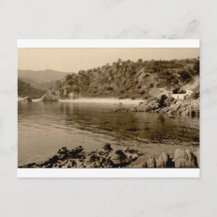 Canyelles Lloret de Mar Vintage Küstenansicht Postkarte