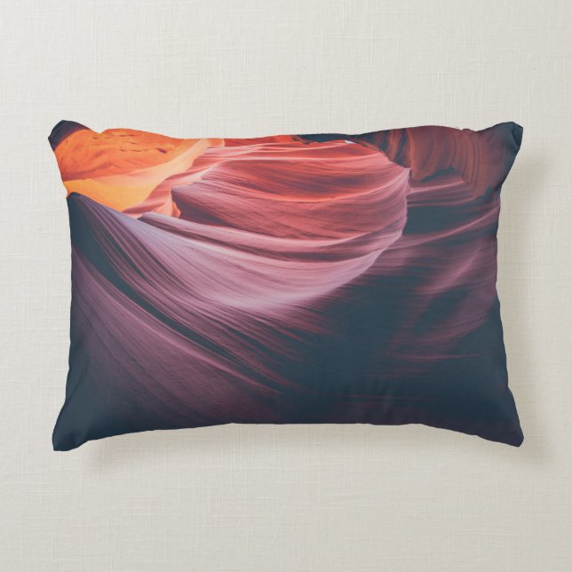 Canyon antelope Canyon Sandstein Dekokissen (Vorderseite)