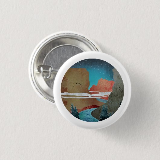 Canyon Birds Button (Vorne & Hinten)