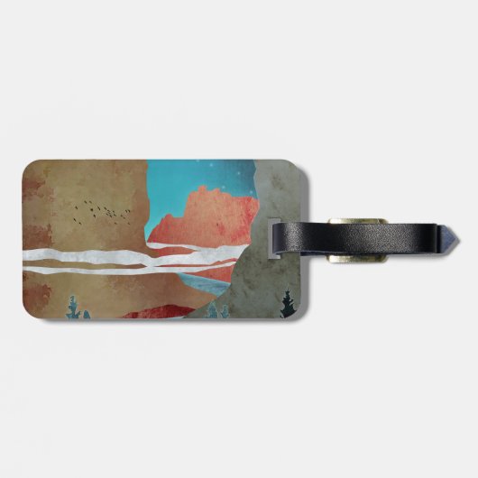 Canyon Birds Gepäckanhänger (Rückseite horizontal)