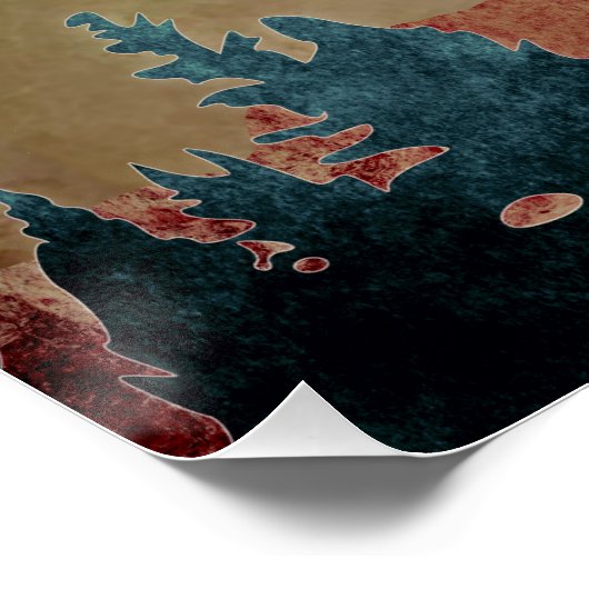 Canyon Birds Poster (Ecke)