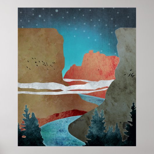 Canyon Birds Poster (Vorne)